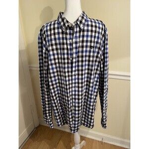 Timberland Shirt Men’s Size XL Regular Fit Long Sleeve Button Down Blue Plaid